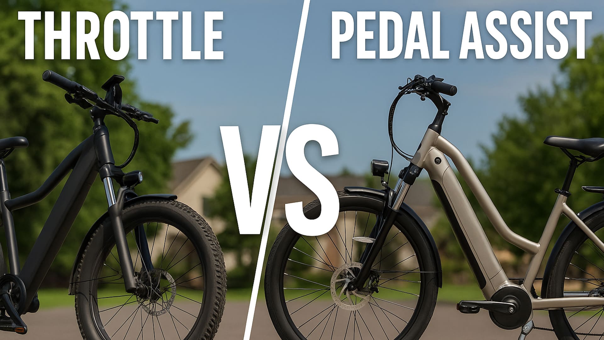 Throttle vs. Pedal Assist eBikes